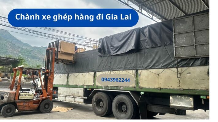 Chành xe ghép hàng đi Gia Lai