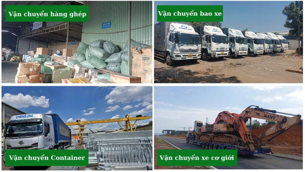 chở hàng Sài gòn đi Thái Bình