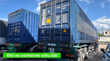 Đội xe container siêu dài