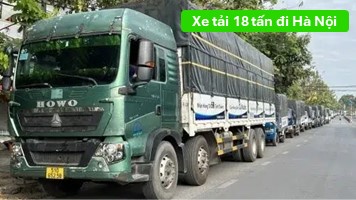 Xe tải 18 tấn đi Hà Nội