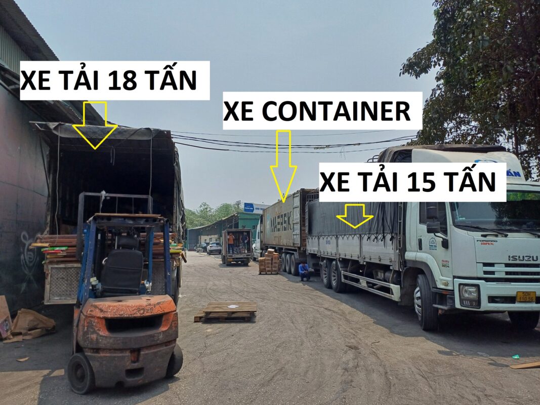 Các Loại Xe Vận Chuyển Hàng Hà Nội Đi Đà Nẵng