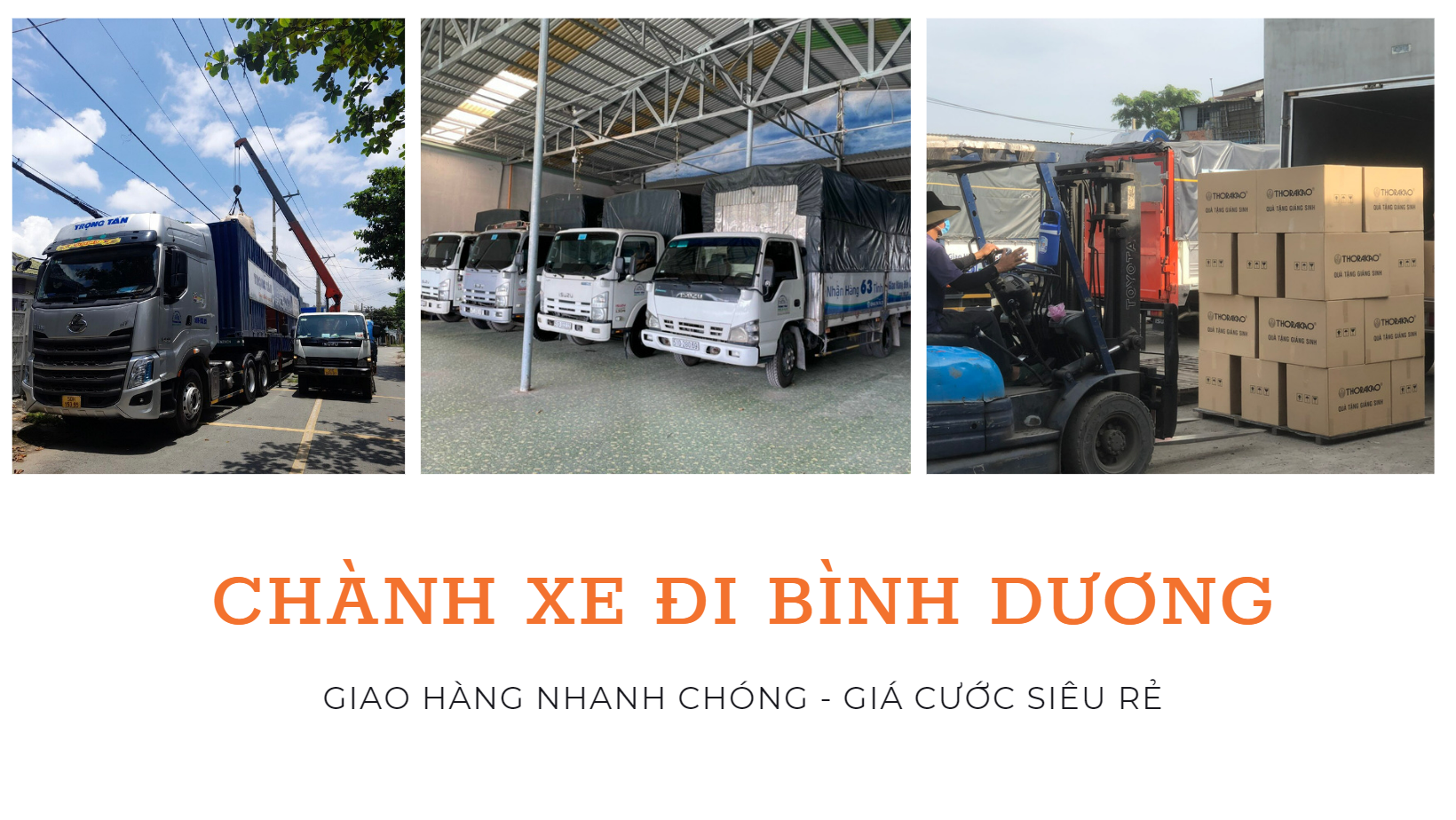 Chành xe đi bình dương - chở hàng giá rẻ chành xe đi bình dương