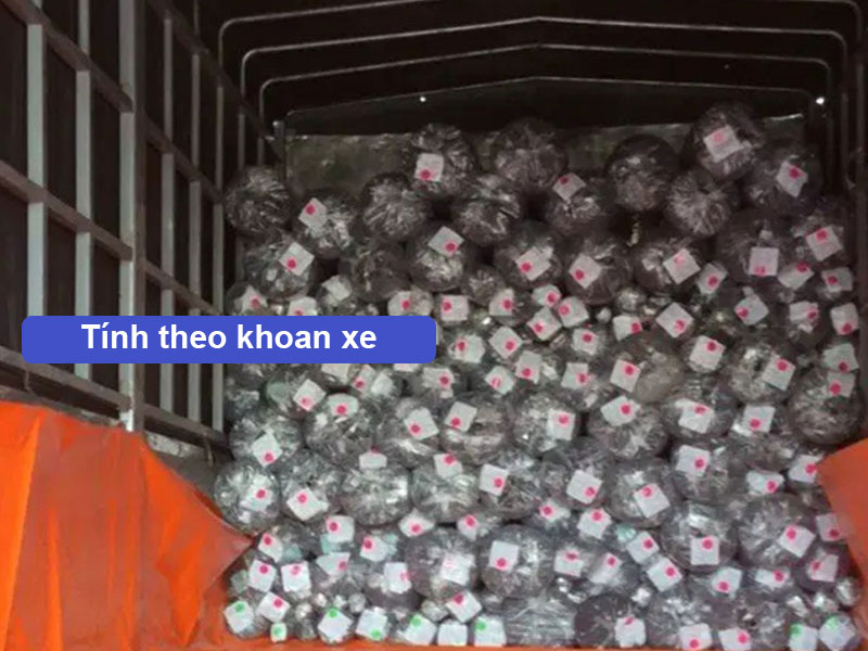 Tính giá cước theo khoan xe