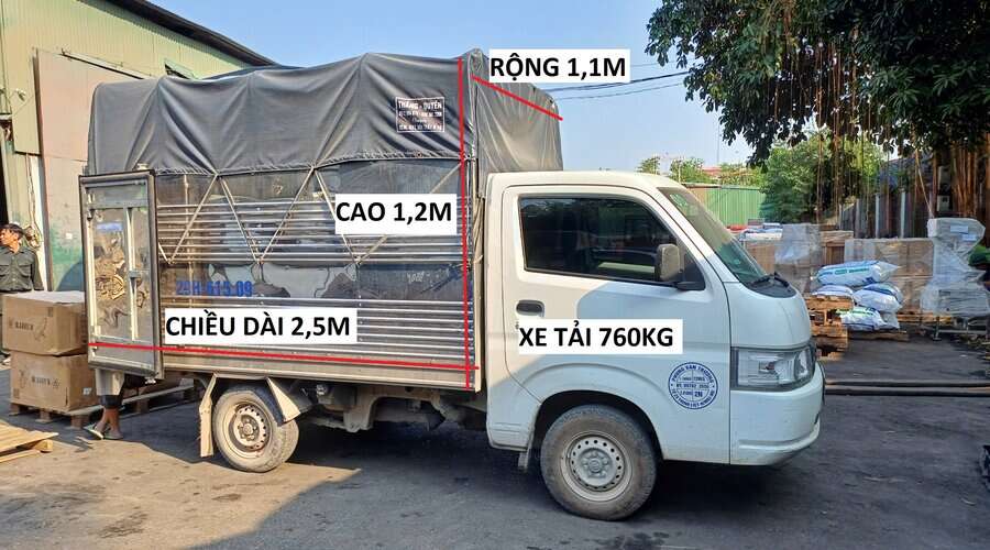 Taxi tải 760kg