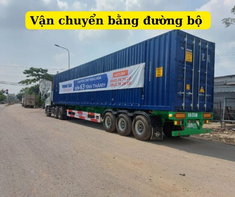 Vận chuyển container bằng đường bộ
