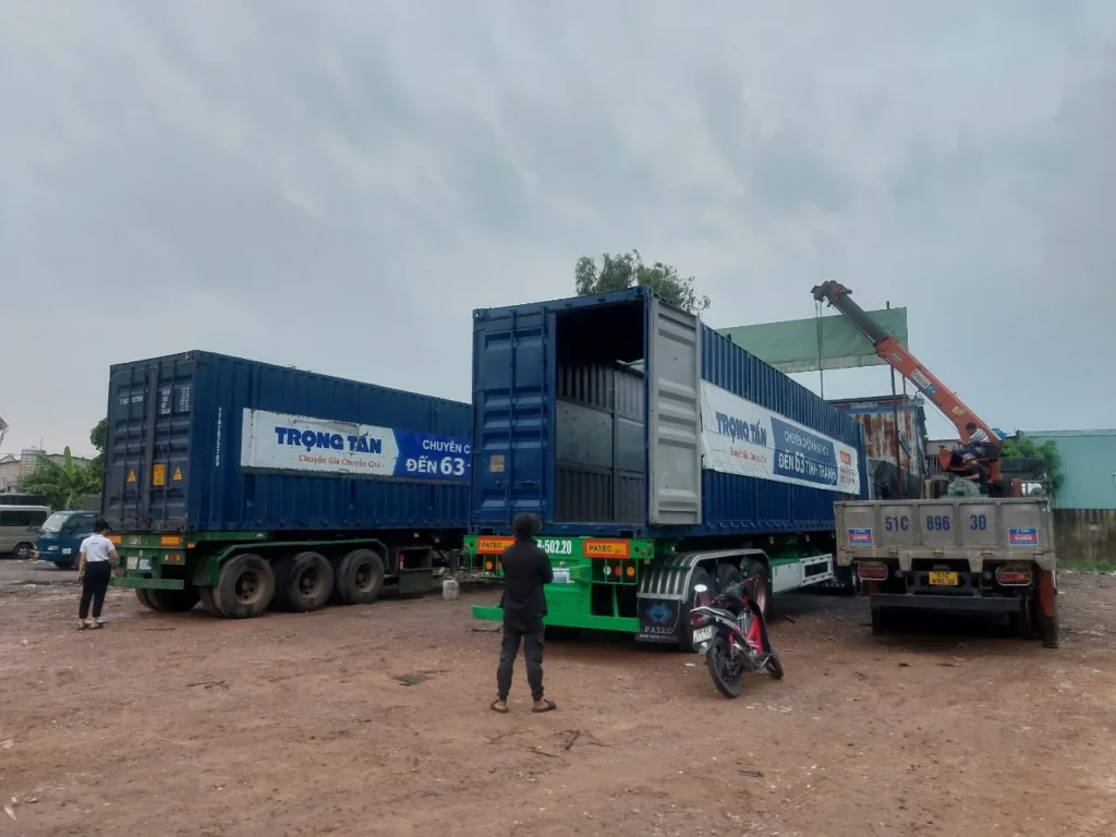 Vận chuyển container từ Bình Dương đi Móng Cái