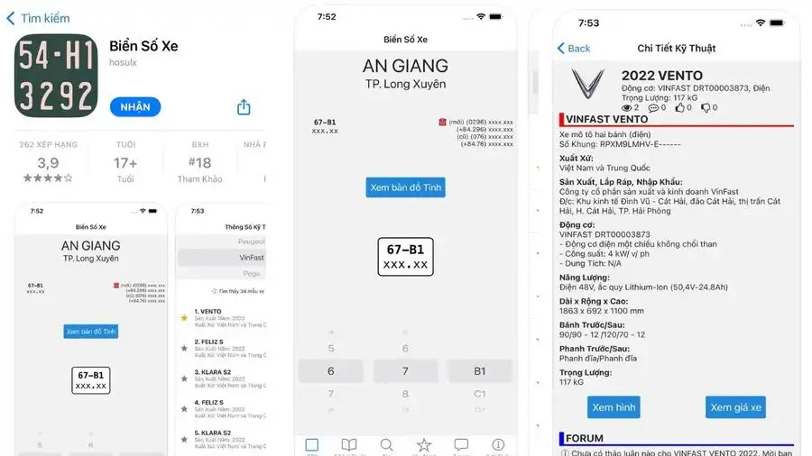 app tra cứu biển số xe máy online