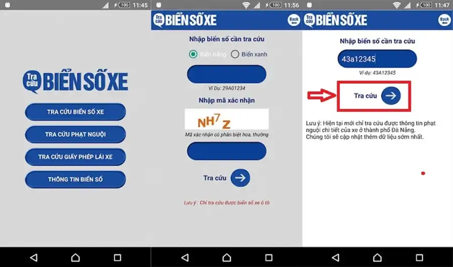 app tra cứu biển số xe máy online