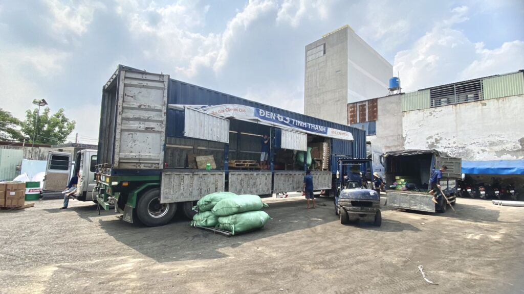 Vận chuyển container đi Trà Vinh