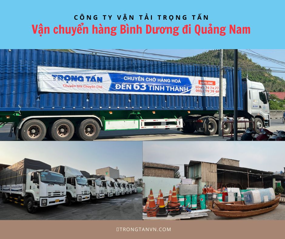 Vận chuyển hàng Bình Dương đi Quảng Nam