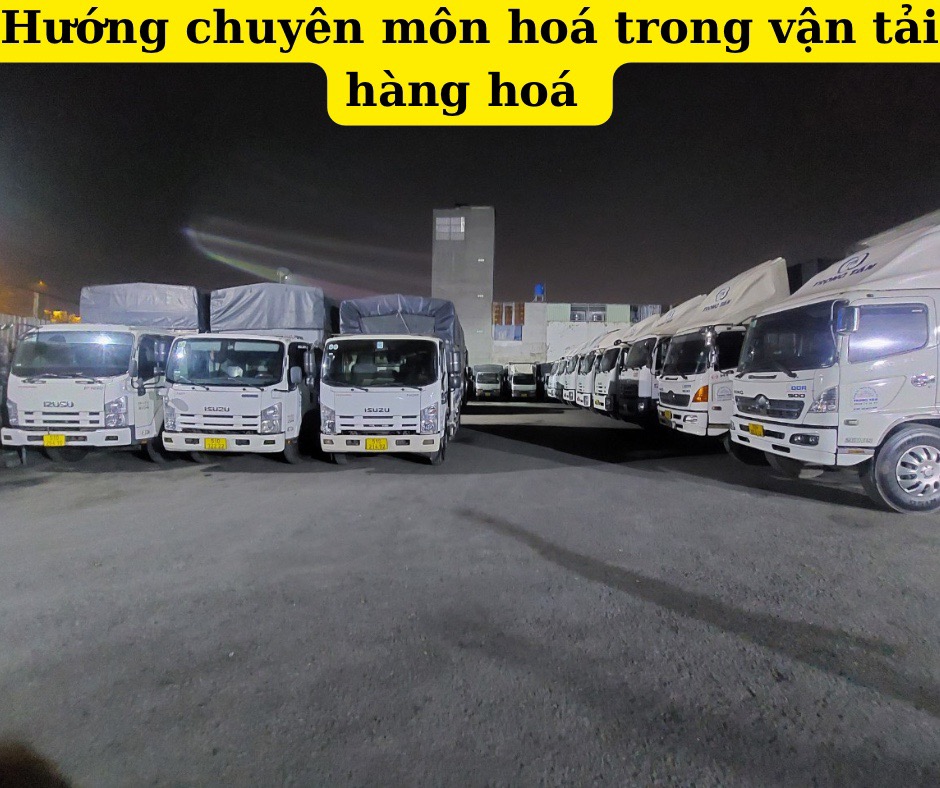 Hướng chuyên môn hoá trong ngành vận tải hàng hoá