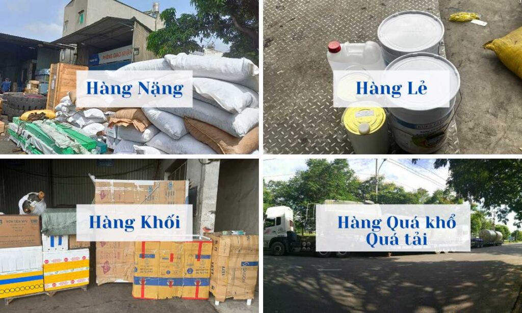 Phân loại hàng hóa vận chuyển