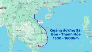 Thời gian vận chuyển Sài Gòn đi Thanh Hóa