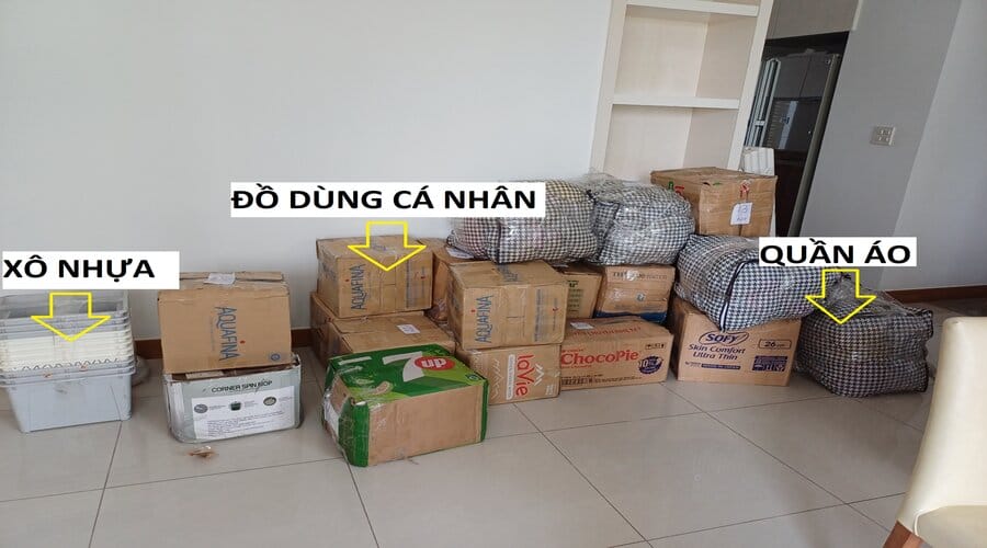 Giá Gửi Đồ Dọn Nhà Từ Bắc Vào Nam