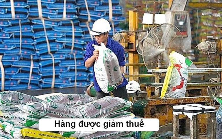 Hàng được giảm thuế