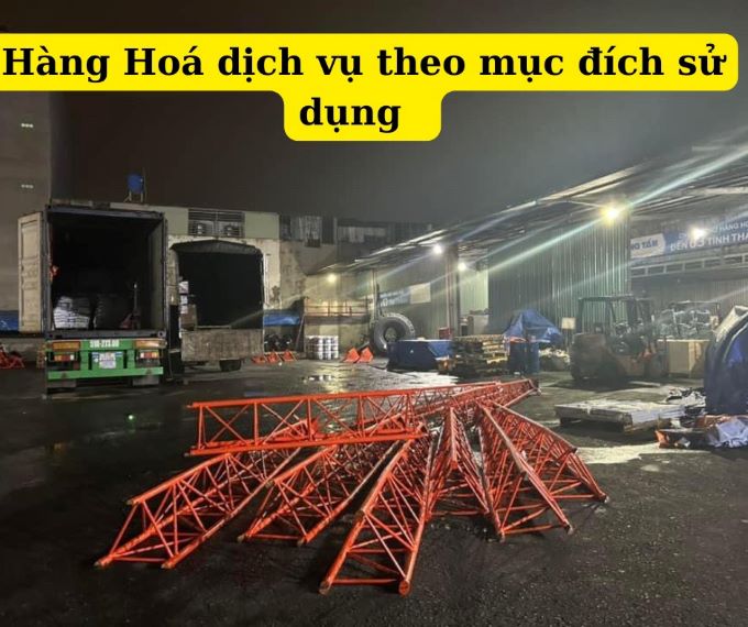 Hàng hoá dịch vụ theo mục dích sử dụng