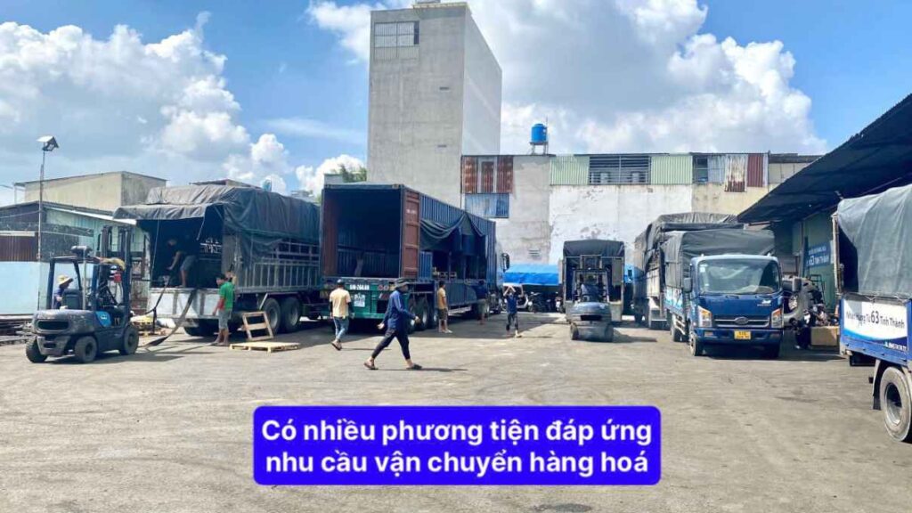 Có nhiều phương tiện đáp ứng nhu cầu vận chuyển hàng hóa