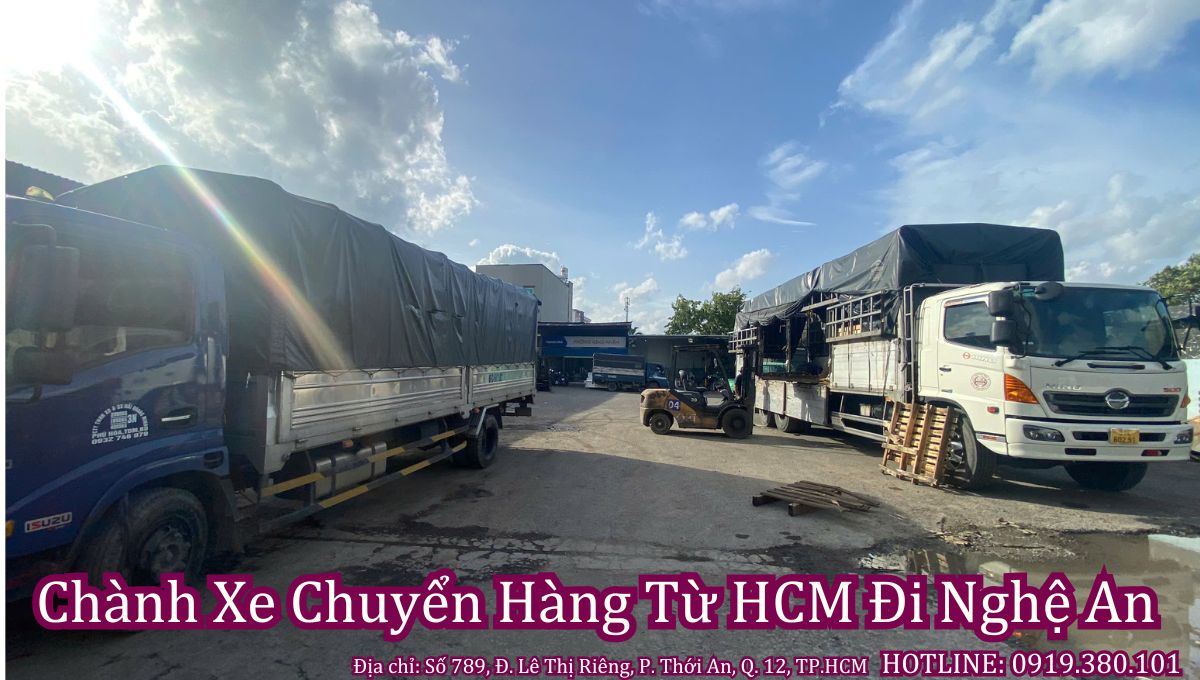 Chuyển hàng từ HCM đi Nghệ An