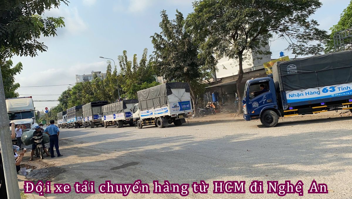 Chuyển hàng từ HCM đi Nghệ An