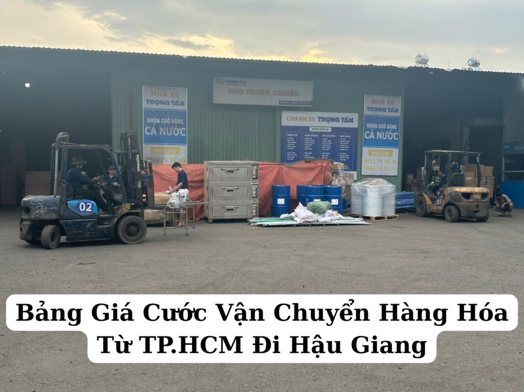 Bảng Giá Cước Vận Chuyển Hàng Hóa Từ TP.HCM Đi Hậu Giang – Chành Xe Trọng Tấn