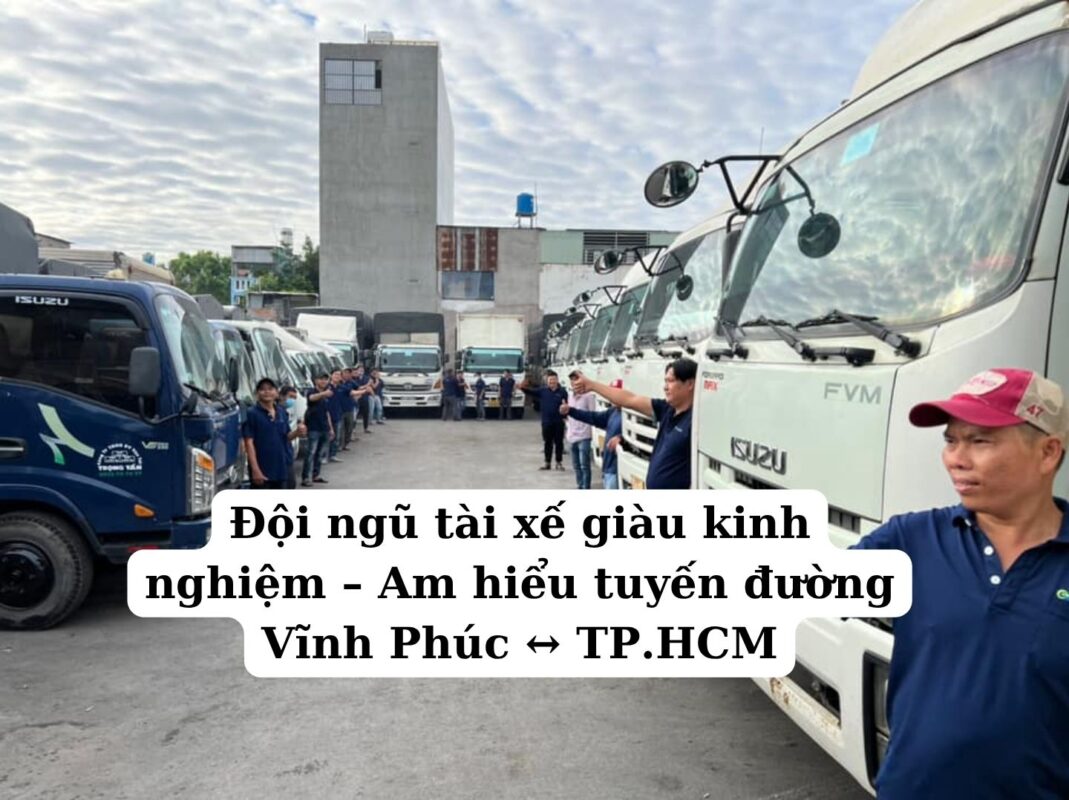 Đội ngũ tài xế giàu kinh nghiệm – Am hiểu tuyến đường Vĩnh Phúc ↔ TP.HCM