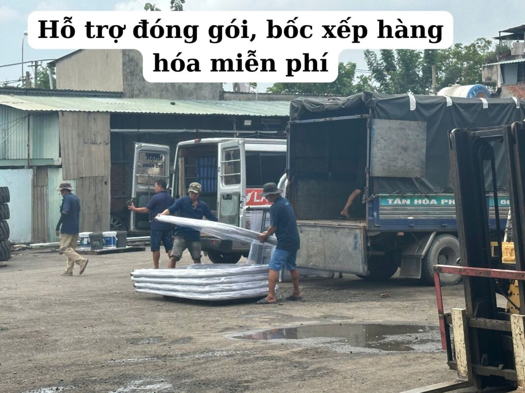 Hỗ trợ đóng gói, bốc xếp hàng hóa miễn phí