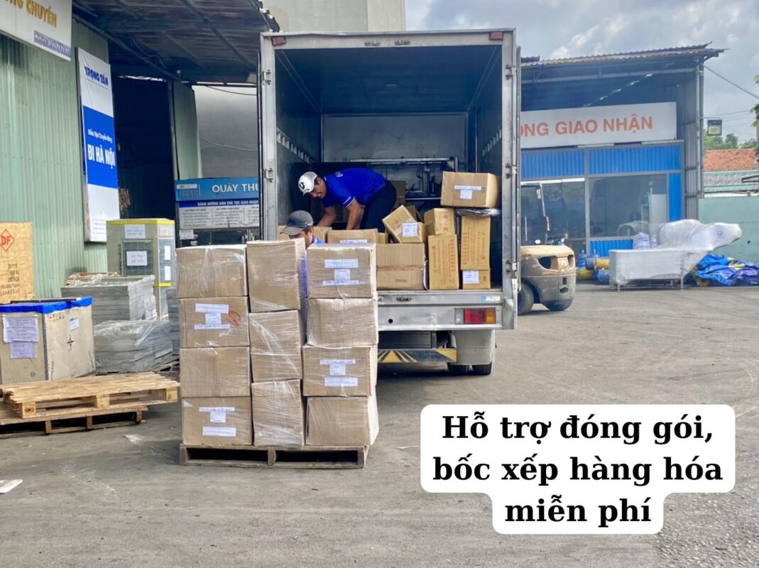 Hỗ trợ đóng gói, bốc xếp hàng hóa miễn phí
