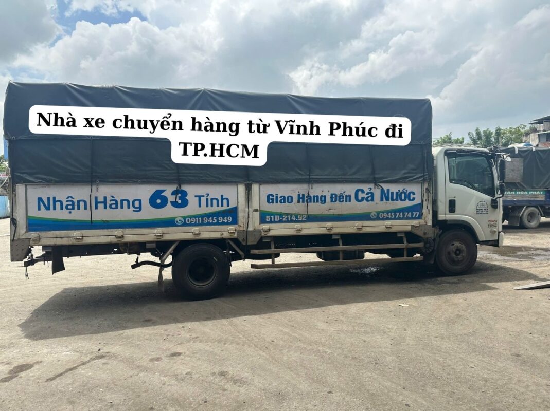 Nhà xe chuyển hàng từ Vĩnh Phúc đi TP.HCM