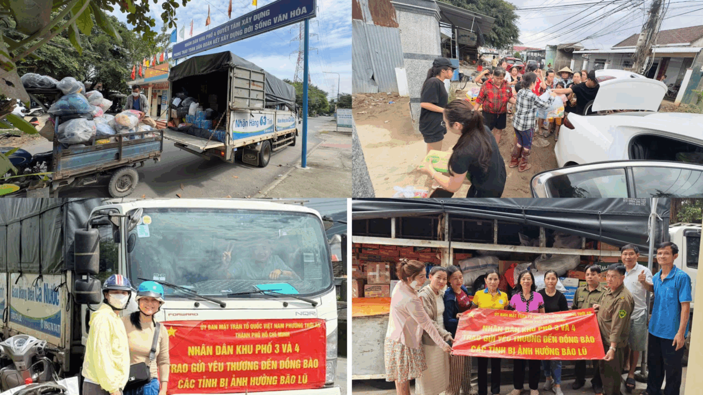 Vận tải Trọng Tấn hỗ trợ chuyển hàng cứu trợ miễn phí cho bà con