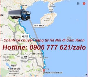 Chành xe chuyển hàng từ Hà Nội đi Cam Ranh