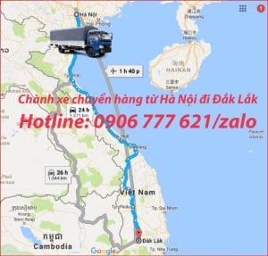 Chành xe chuyển hàng từ Hà Nội đi Đắk Lắk