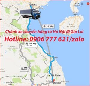 Chành xe chuyển hàng từ Hà Nội đi Gia Lai