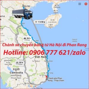 Chành xe chuyển hàng từ Hà Nội đi Phan Rang