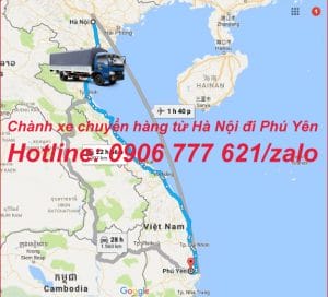 Chành xe chuyển hàng từ Hà Nội đi Phú Yên