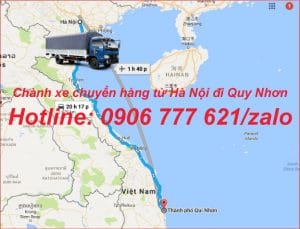 Chành xe chuyển hàng từ Hà Nội đi Quy Nhơn