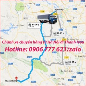 Chành xe chuyển hàng từ hà nội đi Thanh Hóa