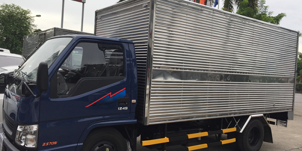 Xe tải 2,5 tấn thùng kín Xe tải 2,5 tấn thùng kín