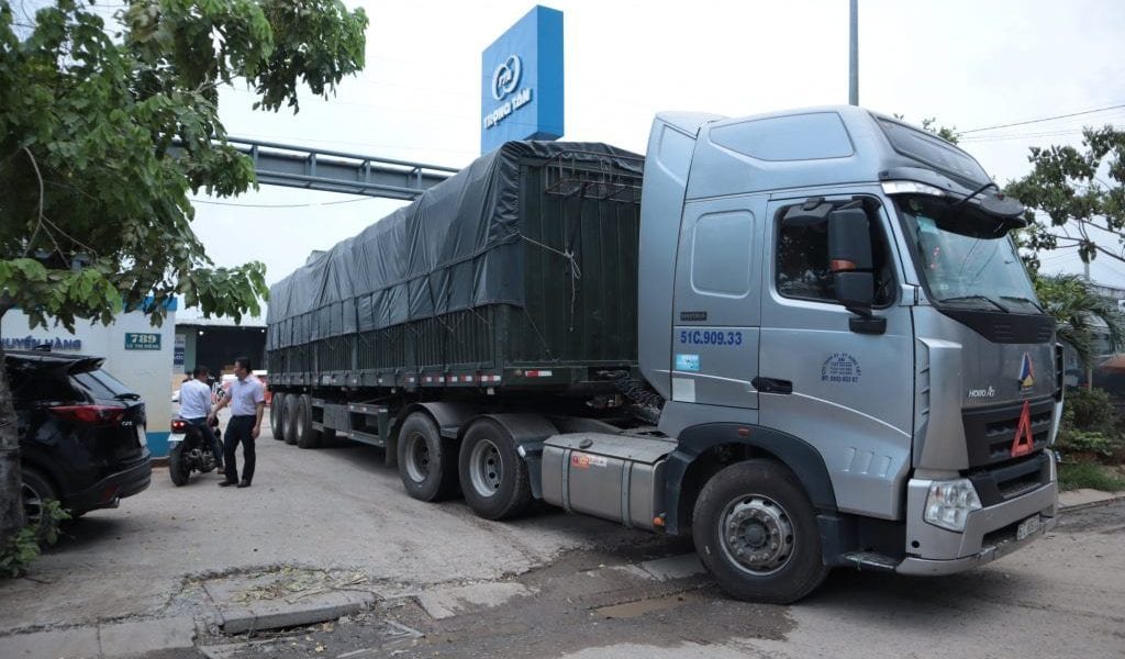 Container chở hàng Nam Định