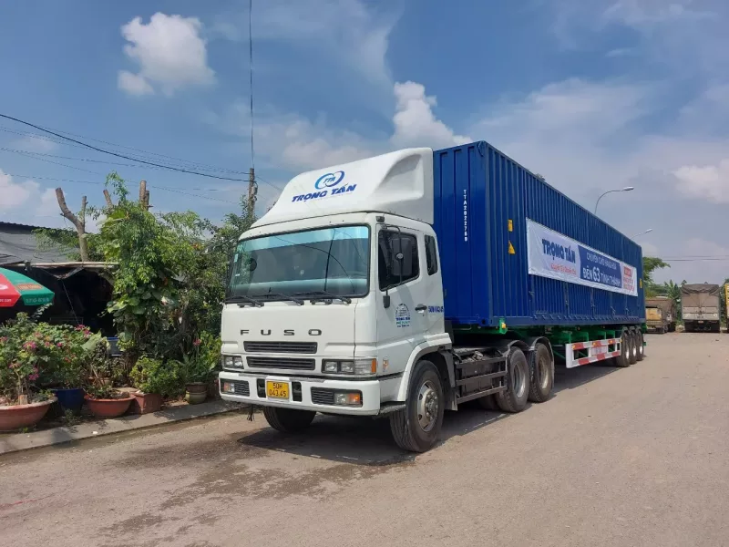 xe container tại chành xe đi hà nội