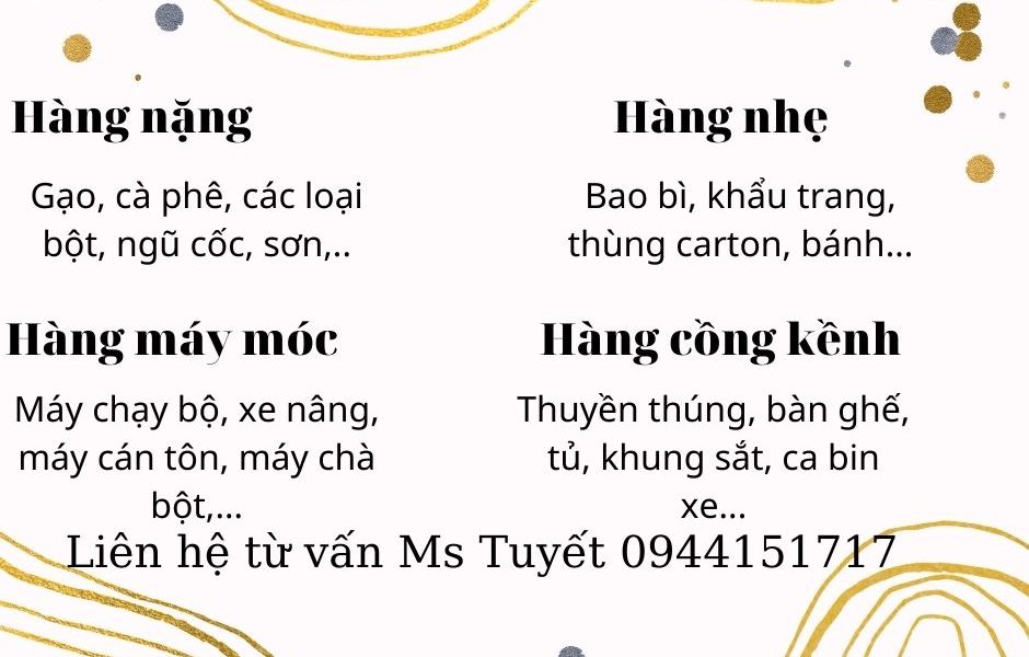 Vận chuyển hàng từ bạc liêu đi quảng nam