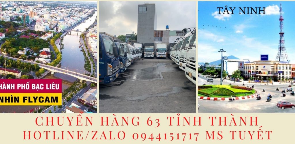 Vận chuyển hàng từ bạc liêu đi tây ninh