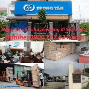 Năng Lực vận chuyển hàng đi Sóc Trăng