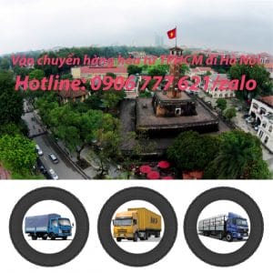 Đội xe vận chuyển hàng hóa từ TPHCM đi Hà Nội