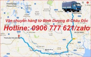 Vận chuyển hàng từ Bình Dương đi Châu Đốc