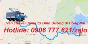 Vận chuyển hàng từ Bình Dương đi Đồng Nai