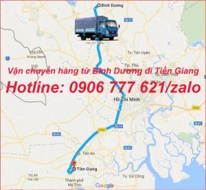 Vận chuyển hàng từ Bình Dương đi Tiền Giang