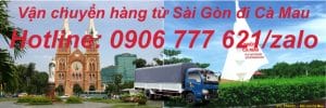 Vận chuyển hàng từ Sài Gòn đi Cà Mau