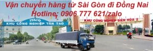 Vận chuyển hàng từ Sài Gòn đi Đồng Nai