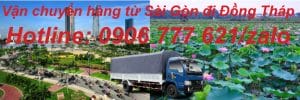 Vận chuyển hàng từ Sài Gòn đi Đồng Tháp