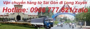 Vận chuyển hàng từ Sài Gòn đi Long Xuyên